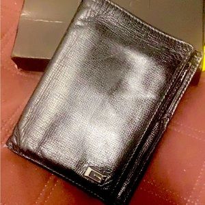 GUCCI G-logo VINTAGE BLACK BILFOLD